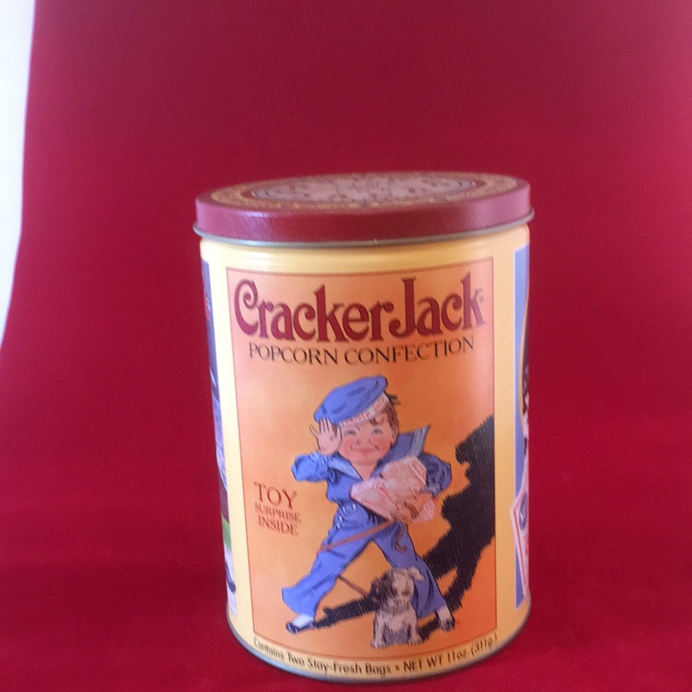 Decorative tin Cracker Jack